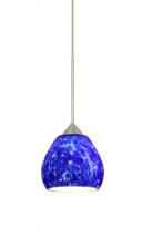 Besa Lighting X-560586-SN - Besa Pendant For Multiport Canopy Tay Tay Satin Nickel Blue Cloud 1x50W MAX GY6.35 Base