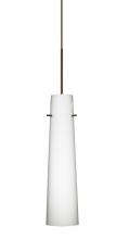 Besa Lighting 1XC-567407-LED-BR - Besa Camino Pendant Bronze Opal Matte 1x50W MAX GY6.35 Base