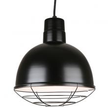 Hi-Lite MFG Co. H-QSN16112-C-91/QSNWGR-12-91 - 12" Deep Bowl Shade 8ft Black Cord