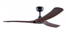 Eglo 235370-6025A - 60" WILLIWAW c/fan, Black/Walnut