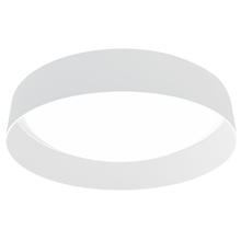 Eglo 93387A - 1 LT Integrated LED Ceiling Light w/ White Finish, White Diffuser & White Shade