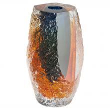 Cyan Designs 12051 - Halley Vase | Blue | Amber | Clear - Large