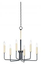 Maxim 10255BKGLD - Sullivan 6-Light Chandelier