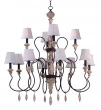 Maxim 39609SW/SHD396 - Olde World-Multi-Tier Chandelier