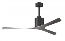 Matthews Fan Company MK-BK-BN - Molly - Ceiling Fan - Matte Black Finish - Brushed Nickel Blades