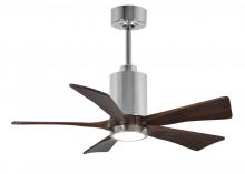 Matthews Fan Company PA5-CR-WA-42 - Patricia-5 - 42" Five Blade Ceiling Fan - 5CCT Integrated LED - Polished Chrome Finish
