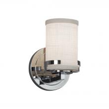 Justice Design Group FAB-8451-10-WHTE-CROM-LED1-700 - Atlas 1-Light LED Wall Sconce