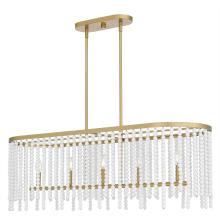 Quoizel APE542AB - Apelle 5-Light Aged Brass Island Light