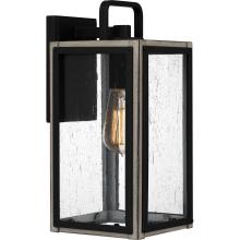 Quoizel BRAM8406MBK - Bramshaw 1-Light Matte Black Outdoor Wall Lantern