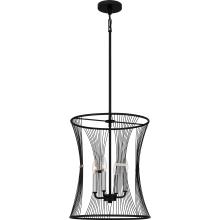 Quoizel LEI2816MBK - Leiland 4-Light Matte Black Pendant Light