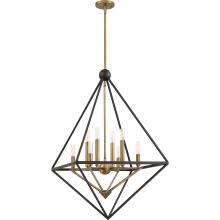 Quoizel LVR5208WT - Louvre 8-Light Western Bronze Pendant Light