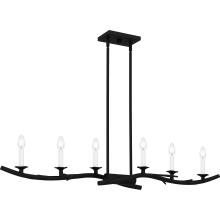 Quoizel OAK644EK - Oakley 6-Light Earth Black Island Light