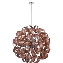 Quoizel RBN2831SG - Ribbons 12-Light Satin Copper Pendant Light