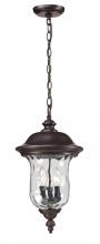  533CHM-RBRZ - 2 Light Outdoor Chain Mount Ceiling Fixture