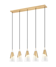 Z-Lite 828P7-5L-MGLD - 5 Light Linear Chandelier