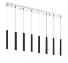  917MP12-MB-LED-8LCH - 8 Light Linear Chandelier