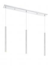  917MP24-CH-LED-3LCH - 3 Light Linear Chandelier