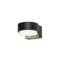 AFX Lighting, Inc. ELMW0704LAJUDBK - Elm 4'' Outdoor LED Sconce, 120-277V, 20W, 5 CCT, BK