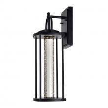  0407W7-1-101-A - Greenwood LED Outdoor Black Wall Lantern