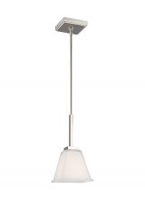  6113701-962 - Ellis Harper classic 1-light indoor dimmable ceiling hanging single pendant light in brushed nickel