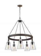 Generation Lighting F3169/5DWI - Loras Medium Chandelier