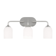 Generation Lighting GLV1023EN3/BS - Emile Large Vanity