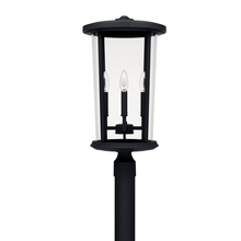  926743BK - 4 Light Outdoor Post Lantern