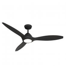 Casablanca Fan Company 52856 - Casablanca 56" Surea ENERGY STAR® Matte Black Damp Rated Ceiling Fan w/ LED Lt Kit & Handheld Re