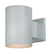 Vaxcel International CO-OWD050SL - Chiasso 5-in. Outdoor Wall Light Satin Aluminum Satin Aluminum