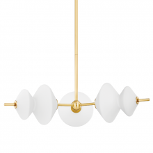  7403-AGB - 3 LIGHT CHANDELIER