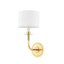 Hudson Valley 9115-AGB - PARAMUS Wall Sconce
