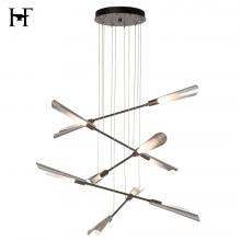 Hubbardton Forge 131410-SKT-STND-07-85-WC0822 - Flight 10-Light Small Pendant