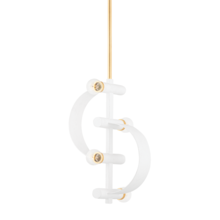 Mitzi by Hudson Valley Lighting H379704-GL/WH - Maddie Pendant