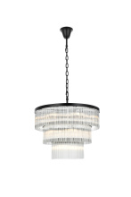 Elegant 1070G32BK - Pendant D32"H24"L18 Black