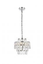 Elegant 1102D12C - Mila 12 inch pendant in chrome