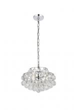 Elegant 1106D14C - Savannah 14 inch pendant in chrome