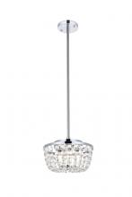 Elegant 1114D10C - Gianna Pendant D10"H7.5" -54"L3 Chrome