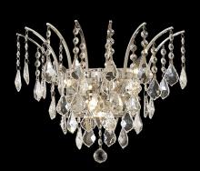 Elegant 8033W16C/RC - Victoria 3 light Chrome Wall Sconce Clear Royal Cut Crystal