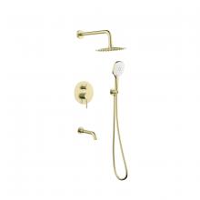 Elegant FAS-9002BGD - Shower Room Faucet 17-9/32" × 78" brushed gold