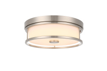 Elegant LD305F12PN - Flush Mount D12" H4" LED 18W 3CCT Polished Nickel