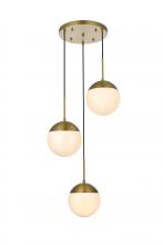 Elegant LD6068SG - Eclipse Hang D18"H9"L3 Satin Gold W
