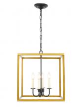 Elegant LD6105D16BRBK - Eclipse Hang L16"W16"H18"L4 BR BK