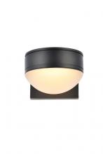 Elegant LDOD4014BK - LED Wall Sconce D5''E6.5''H5.5'' Black