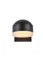 Elegant LDOD4015BK - LED Wall Sconce D5''E6.5''H5.5'' Black