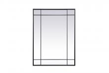 Elegant MR3A3040BLK - Viola Wall mirror 30"W x 40"H black