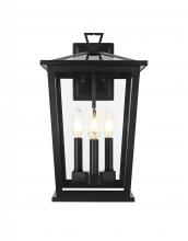 Elegant OD332W16BK - Wall sconce W9.5" H16" E10.5" L3 Black