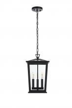Elegant OD333H16BK - Outdoor Hanging L9.5" W7" H15.5" L3 Black