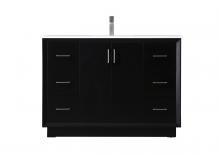 Elegant VF19648BK - Vanity Cabinet 6Dw 2Dr 48"W x 22"D x 35"H black