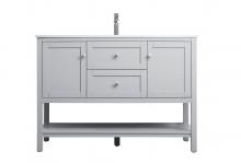 Elegant VF22248GR - Vanity Cabinet 2dr 1dw W48"D21.5"H35" Grey