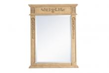 Elegant VM12836AB - Wood frame mirror 28 inch x 36 inch in Antique Beige